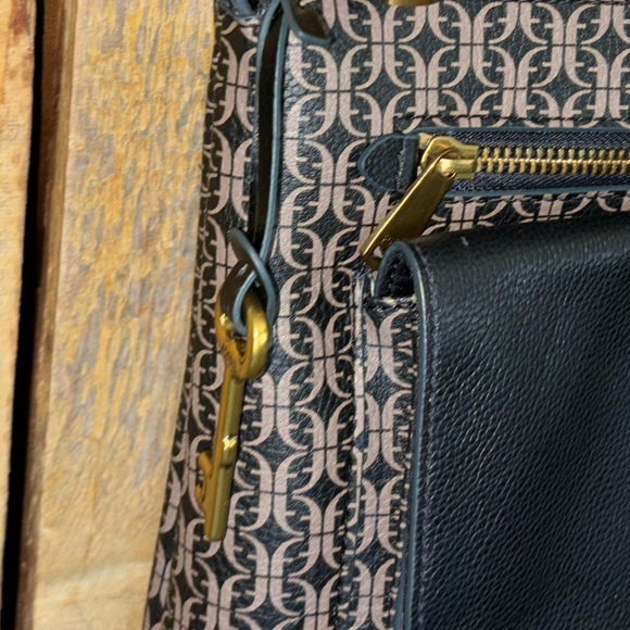 Fossil Canvas Coated Shoulder Bag - Picture 6 of 9